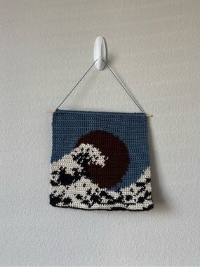 Crochet Wave Tapestry